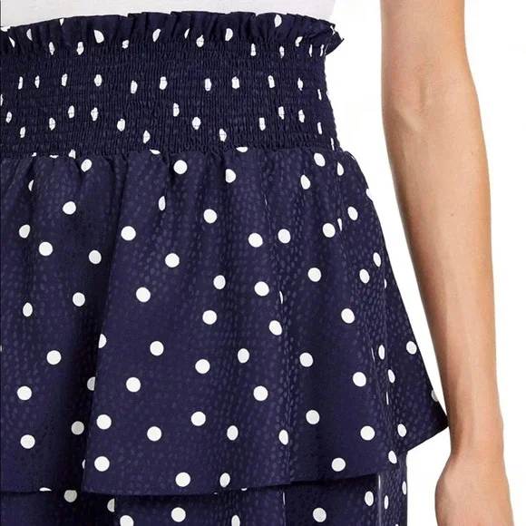 Maison Jules Polka Dot Smocked Tiered Skirt - Picture 4 of 4